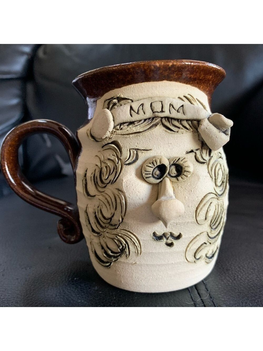 Teigland Bradford Pottery "Mom" Stoneware Mug